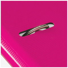 Ordner „WAVE“ Colour Code | A4, 70 mm, Hebelmechanik mit gummiertem Griff, pink