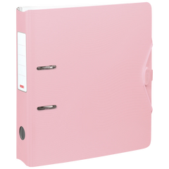 Ordner „WAVE“ Colour Code | A4, 70 mm, Hebelmechanik mit gummiertem Griff, rose