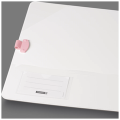 Ordner „WAVE“ Colour Code | A4, 70 mm, Hebelmechanik mit gummiertem Griff, rose