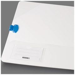 Ordner „WAVE“ Colour Code | A4, 70 mm, Hebelmechanik mit gummiertem Griff, azur