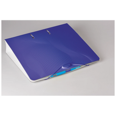 Ordner „WAVE“ | A4, 70 mm, Hebelmechanik mit gummiertem Griff, blau