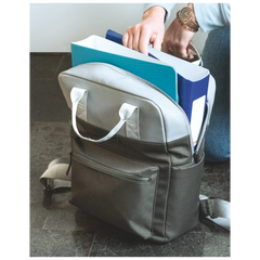 Ordner „WAVE“ | A4, 70 mm, Hebelmechanik mit gummiertem Griff, blau