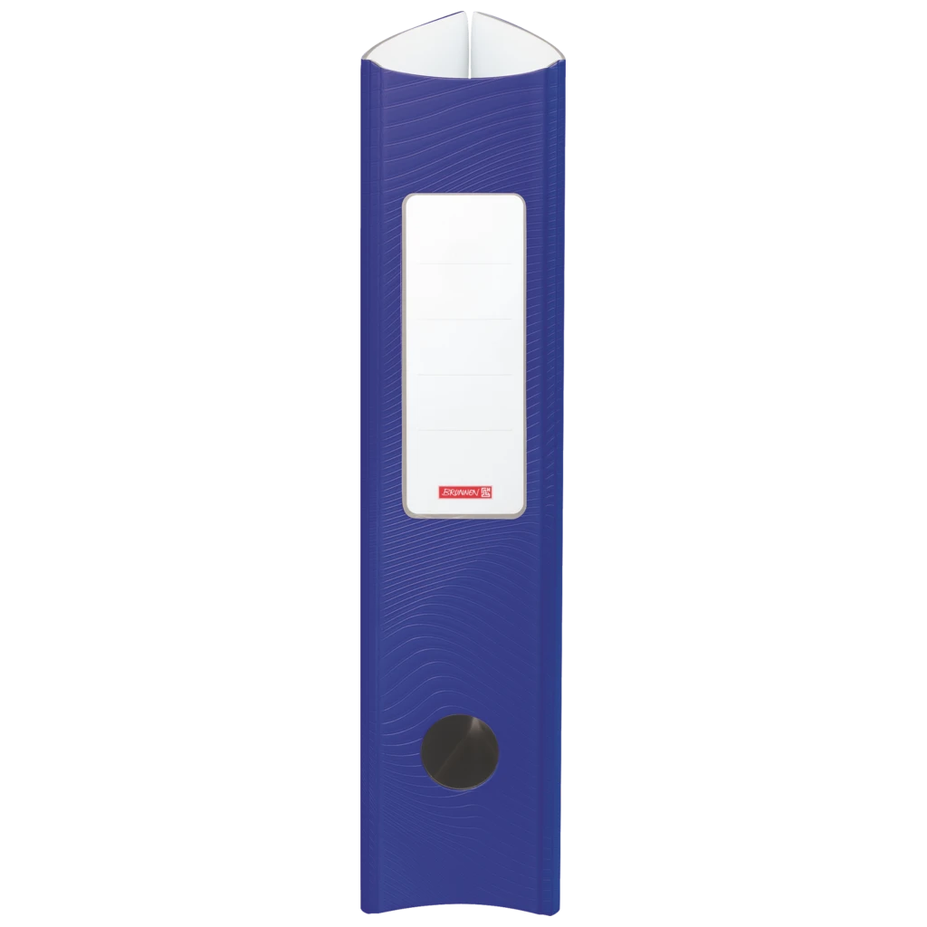 Ordner „WAVE“ | A4, 70 mm, Hebelmechanik mit gummiertem Griff, blau