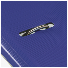 Ordner „WAVE“ | A4, 70 mm, Hebelmechanik mit gummiertem Griff, blau