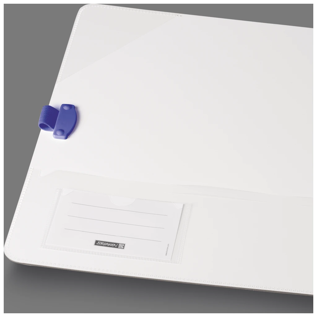 Ordner „WAVE“ | A4, 70 mm, Hebelmechanik mit gummiertem Griff, blau