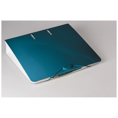 Ordner „WAVE“ Colour Code | A4, 70 mm, Hebelmechanik mit gummiertem Griff, denim