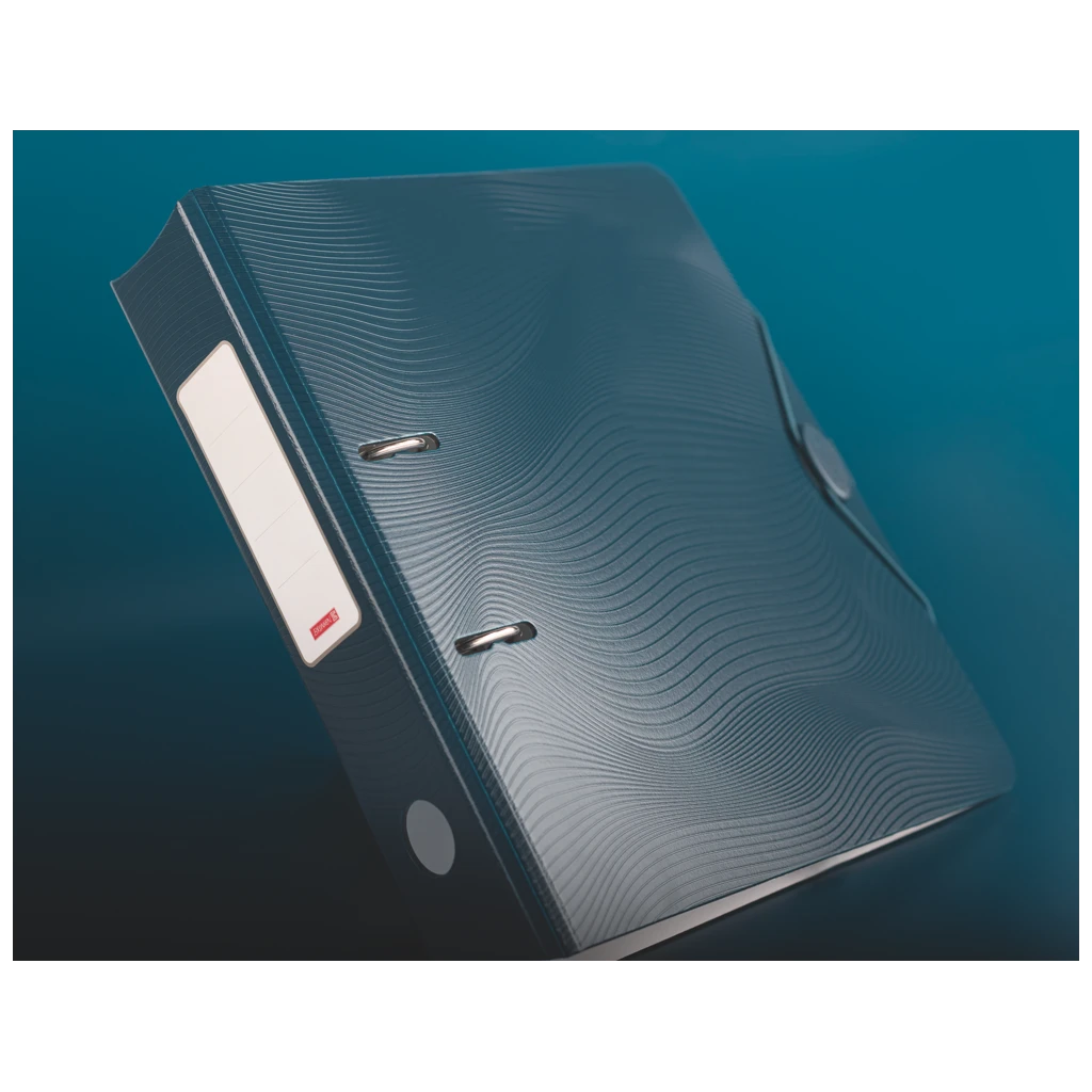 Ordner „WAVE“ Colour Code | A4, 70 mm, Hebelmechanik mit gummiertem Griff, denim