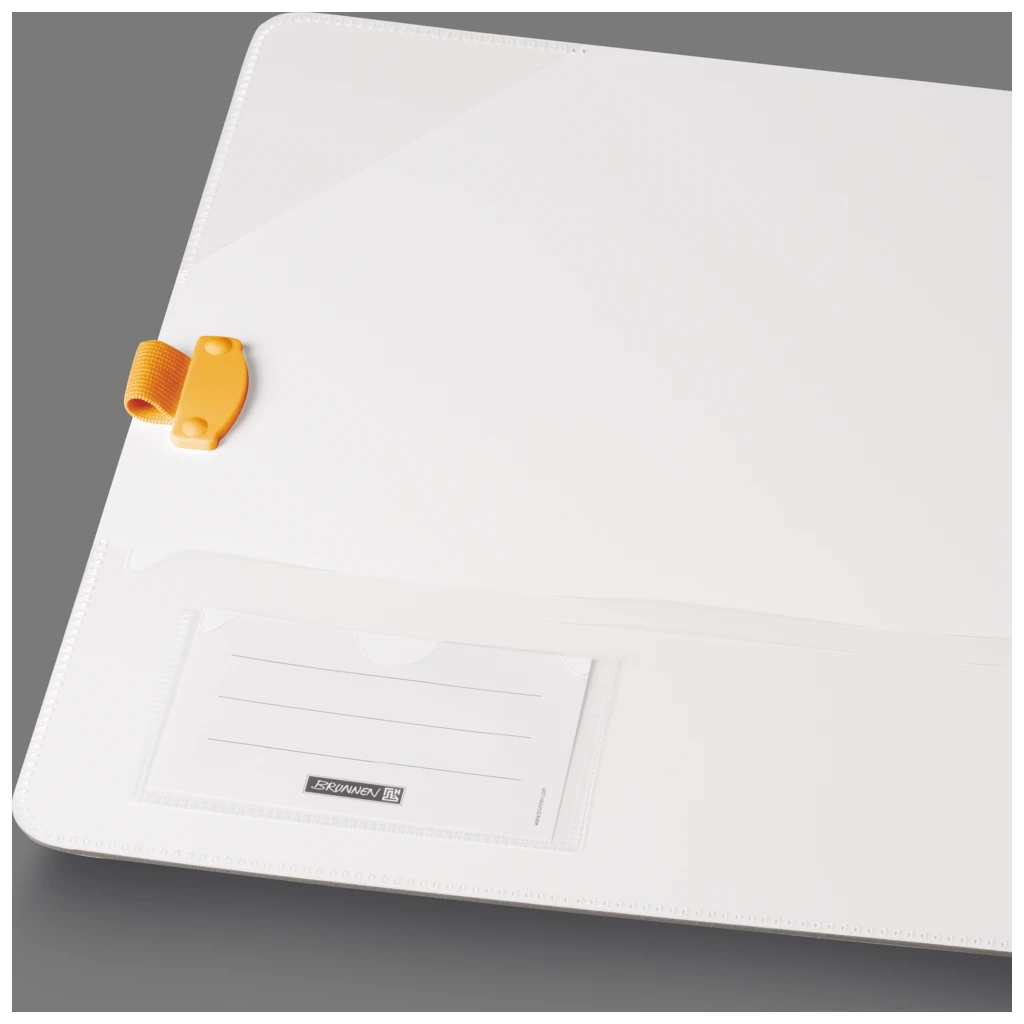 Ordner „WAVE“ | A4, 70 mm, Hebelmechanik mit gummiertem Griff, orange