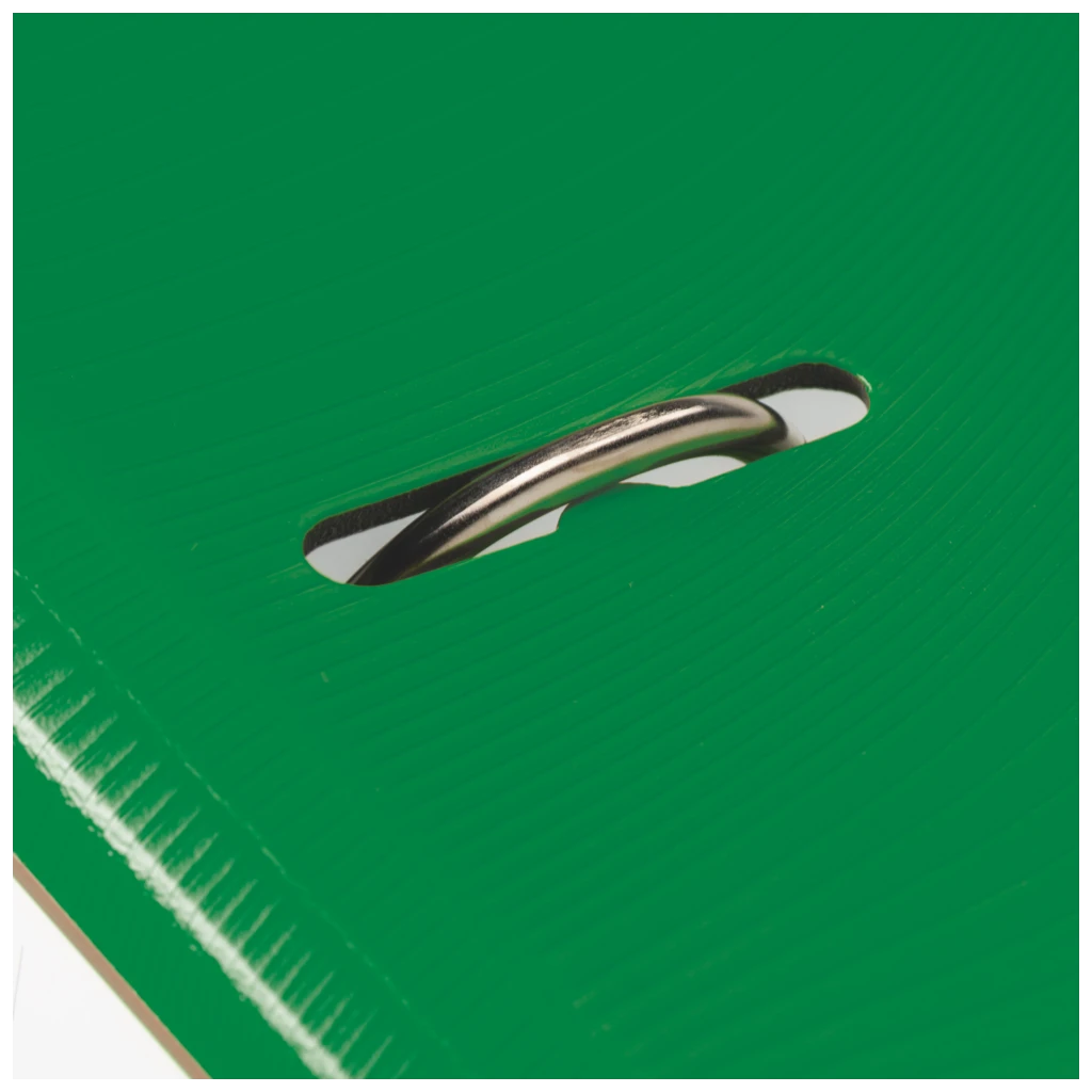 Ordner „WAVE“ | A4, 70 mm, Hebelmechanik mit gummiertem Griff, dunkelgrün