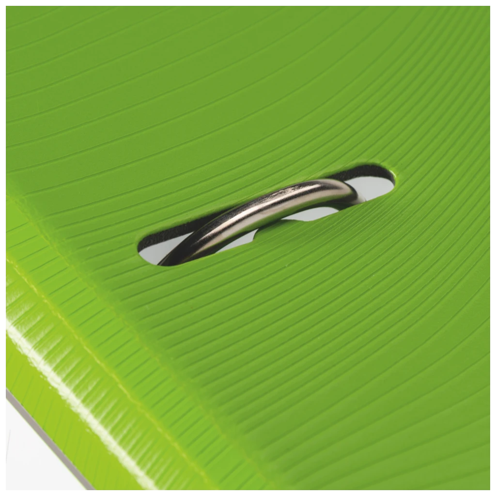Ordner „WAVE“ Colour Code | A4, 70 mm, Hebelmechanik mit gummiertem Griff, kiwi