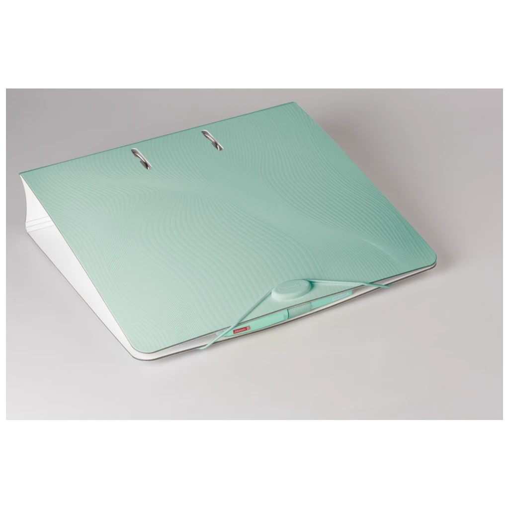 Ordner „WAVE“ Colour Code | A4, 70 mm, Hebelmechanik mit gummiertem Griff, mint