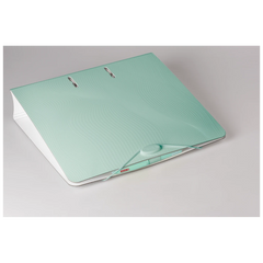 Ordner „WAVE“ Colour Code | A4, 70 mm, Hebelmechanik mit gummiertem Griff, mint