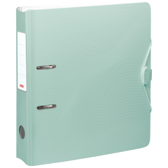 Ordner „WAVE“ Colour Code | A4, 70 mm, Hebelmechanik mit gummiertem Griff, mint