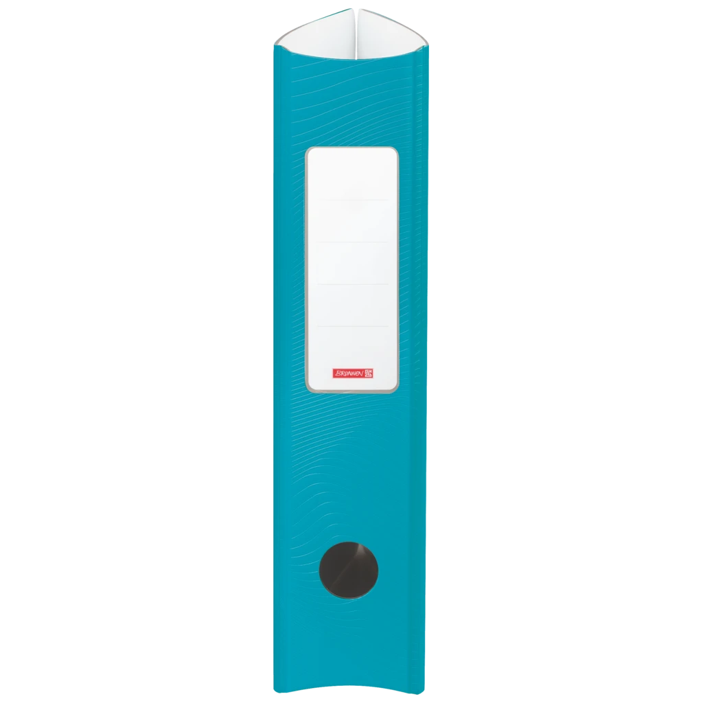 Ordner „WAVE“ | A4, 70 mm, Hebelmechanik mit gummiertem Griff, türkis