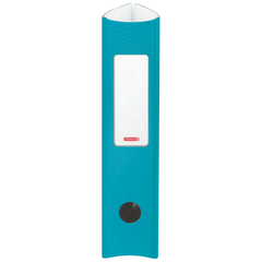 Ordner „WAVE“ | A4, 70 mm, Hebelmechanik mit gummiertem Griff, türkis
