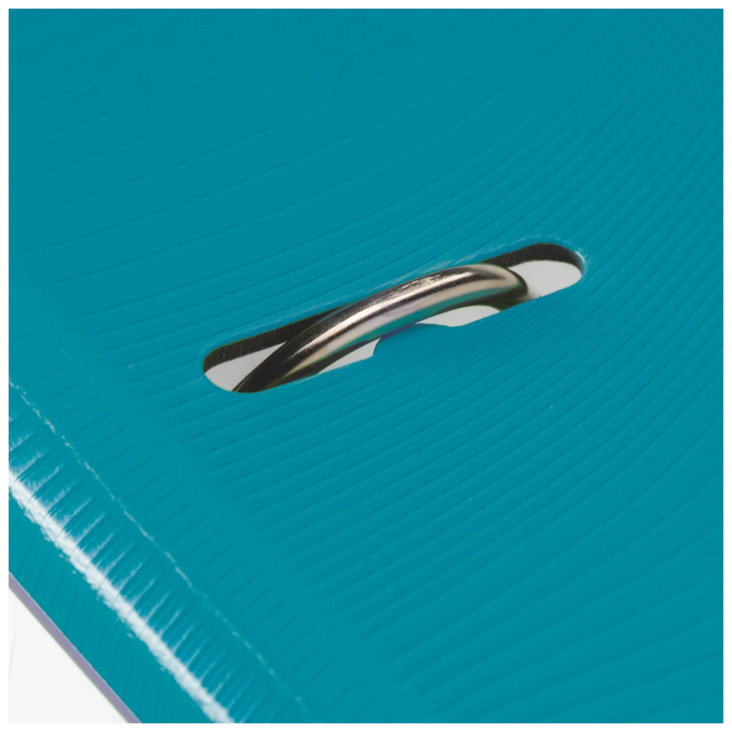 Ordner „WAVE“ | A4, 70 mm, Hebelmechanik mit gummiertem Griff, türkis