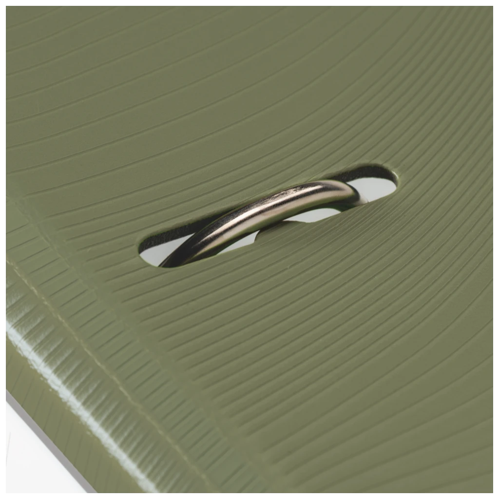 Ordner „WAVE“ Colour Code | A4, 70 mm, Hebelmechanik mit gummiertem Griff, olive