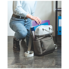 Ordner „WAVE“ Colour Code | A4, 70 mm, Hebelmechanik mit gummiertem Griff, purple