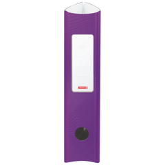 Ordner „WAVE“ Colour Code | A4, 70 mm, Hebelmechanik mit gummiertem Griff, purple