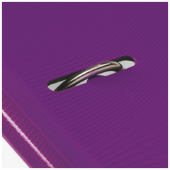 Ordner „WAVE“ Colour Code | A4, 70 mm, Hebelmechanik mit gummiertem Griff, purple