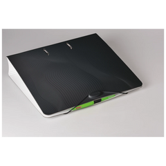 Ordner „WAVE“ Colour Code | A4, 70 mm, Hebelmechanik mit gummiertem Griff, onyx