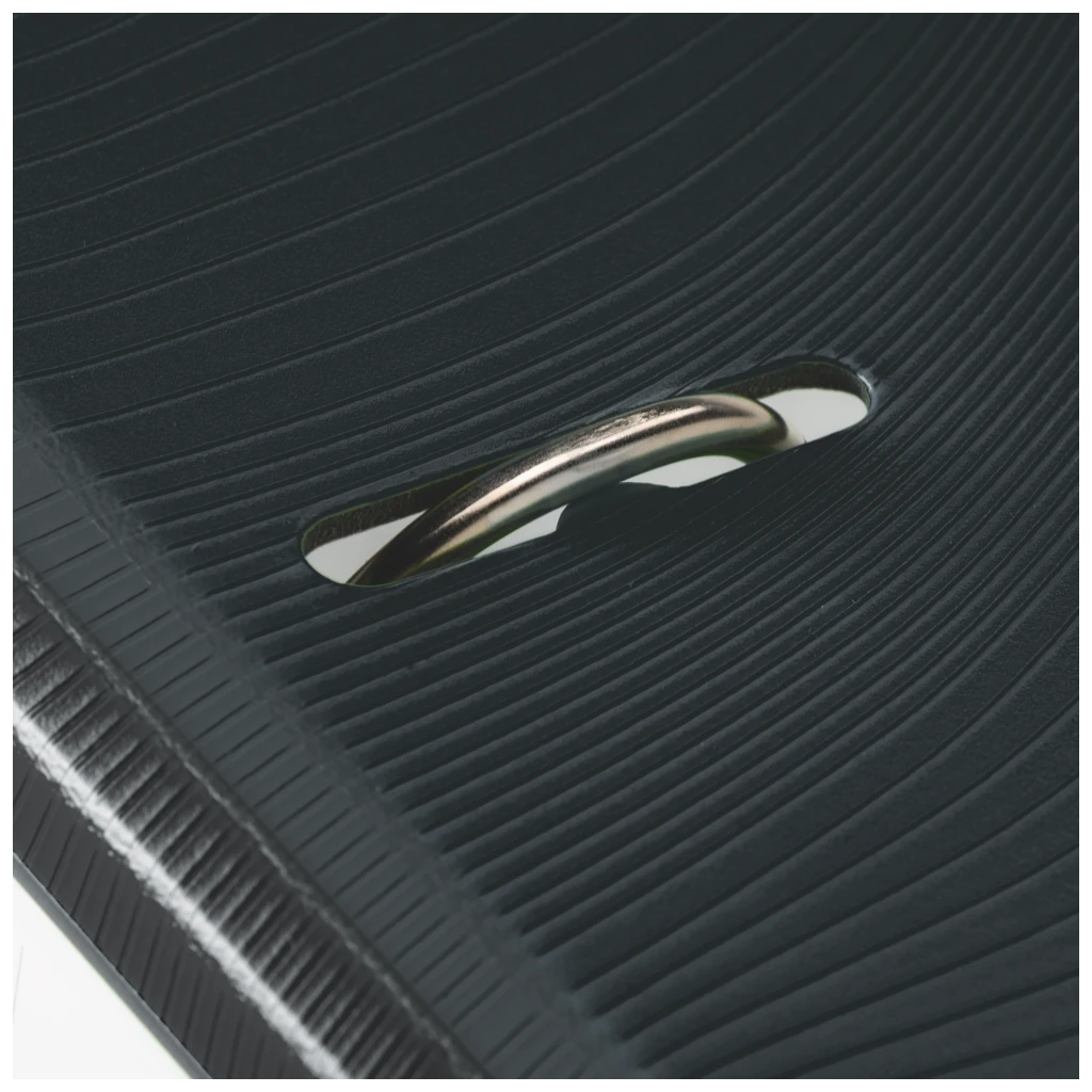 Ordner „WAVE“ Colour Code | A4, 70 mm, Hebelmechanik mit gummiertem Griff, onyx