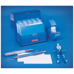 Karteikasten Colour Code gefüllt | 120×95×65 mm, A7, azur