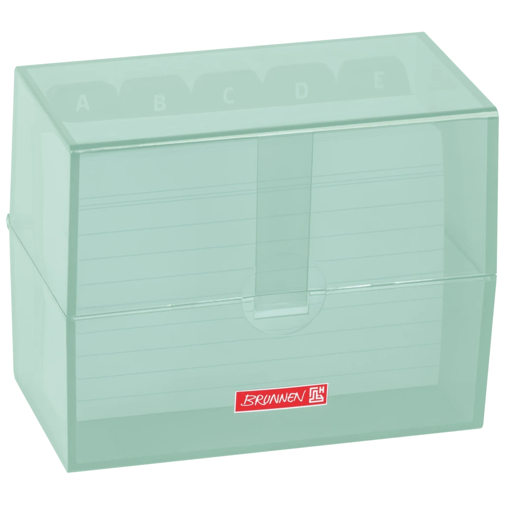 Karteikasten Colour Code gefüllt | 120×95×65 mm, A7, mint