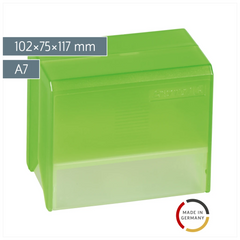 Karteikasten | 102×75×117 mm, A7, maigrün