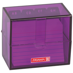 Karteikasten Colour Code gefüllt | 85×75×48 mm, A8, purple