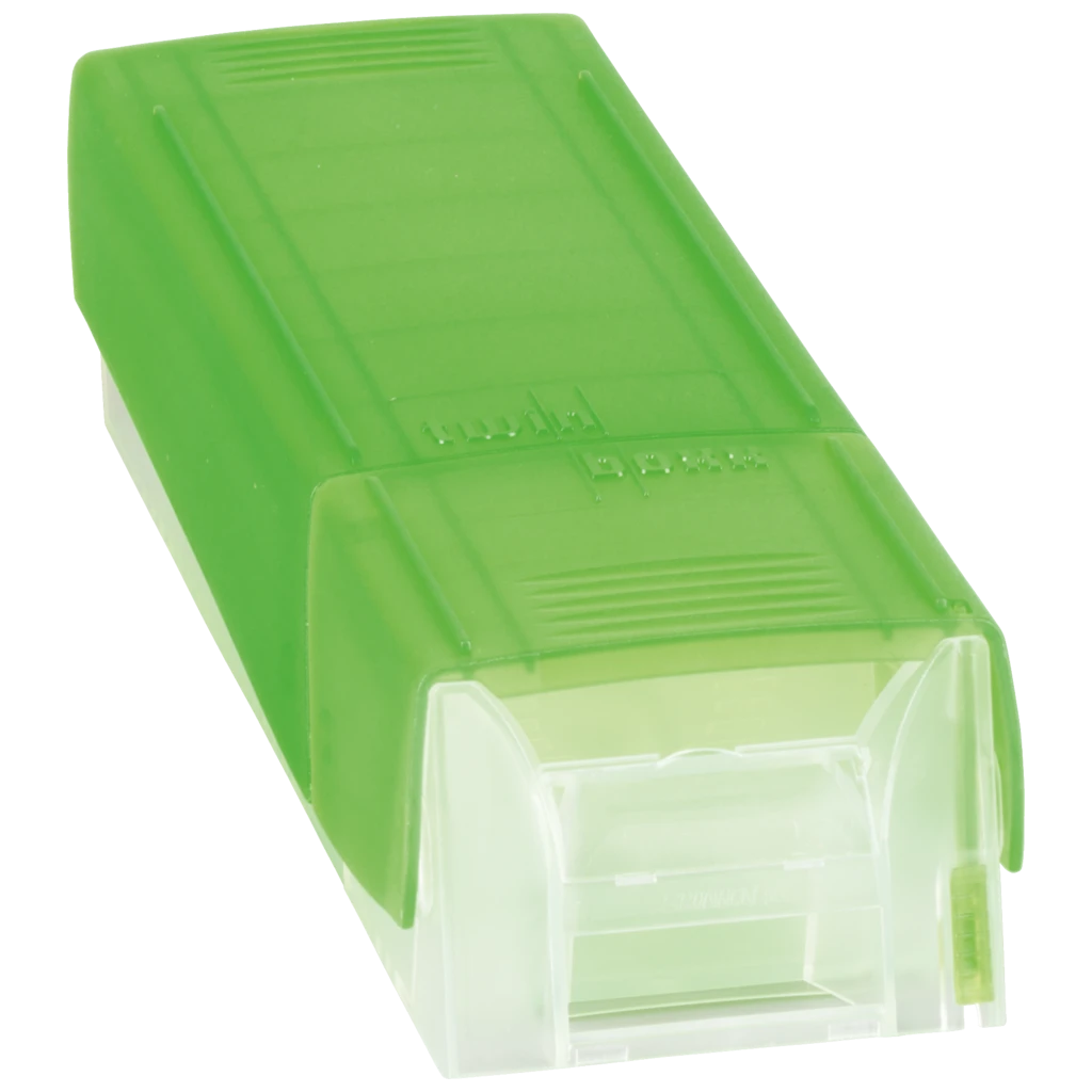 Karteikasten „Twin Boxx“ gefüllt | 230×94×66 mm, A8, maigrün