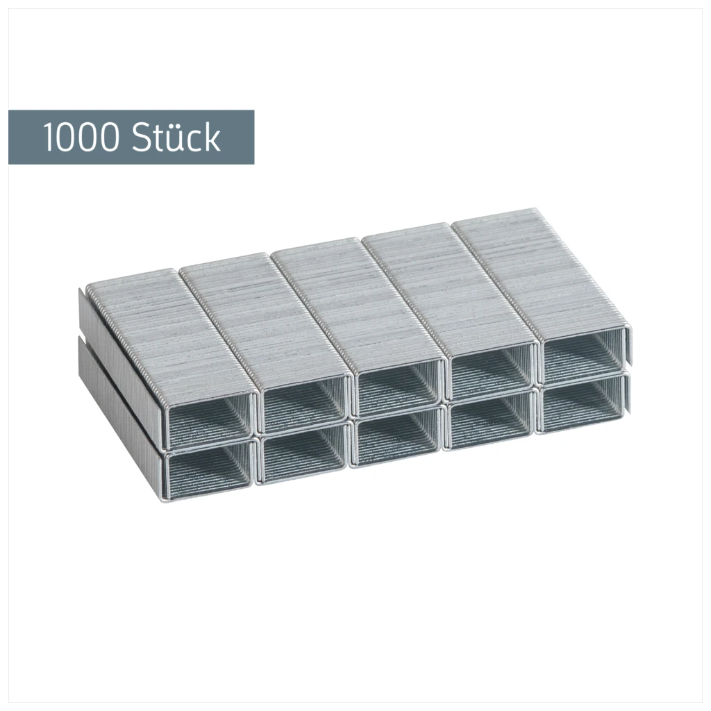 Heftklammern | Typ 10, silber, 1000 Stück