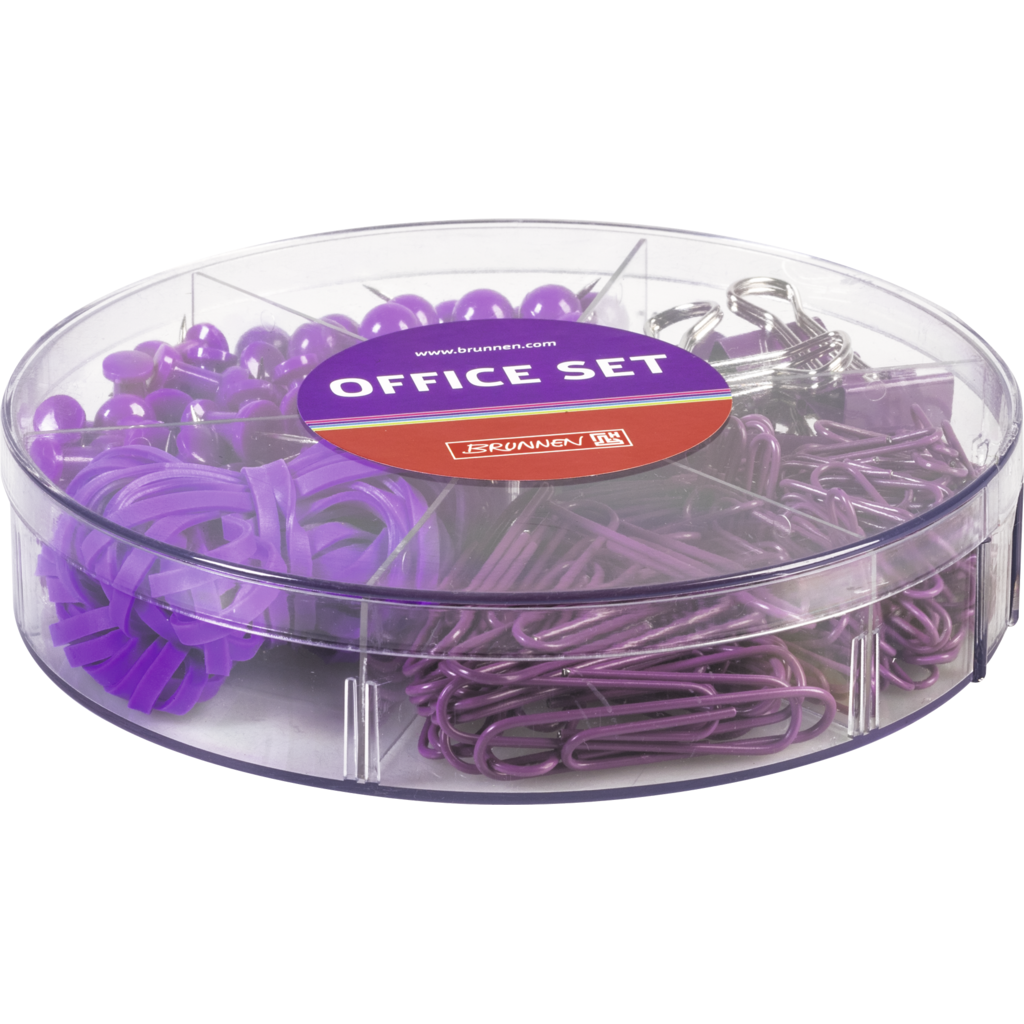 Büromaterial-Set 220-teilig Colour Code, purple