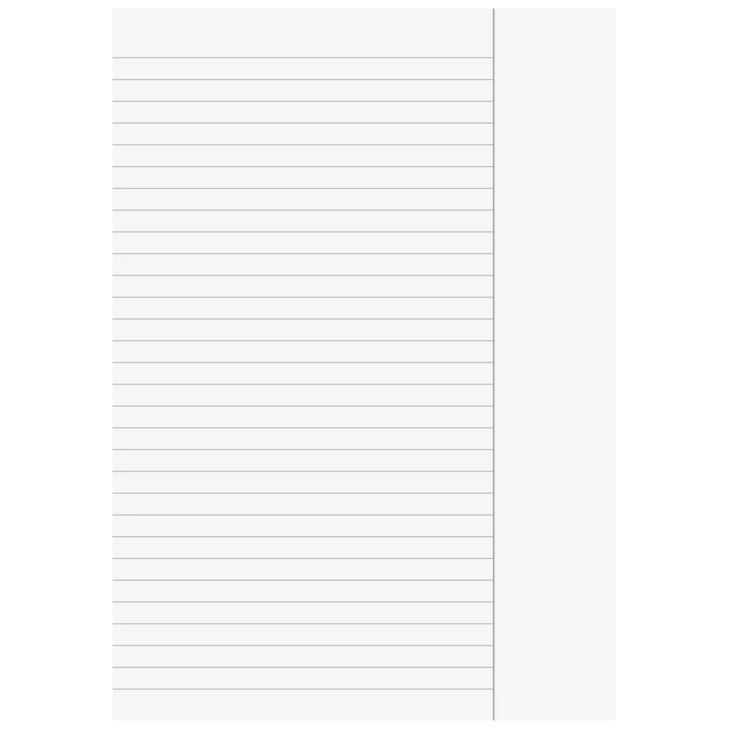 Kanzleibogen | A4, Lineatur 25, weiß, 50 Stück