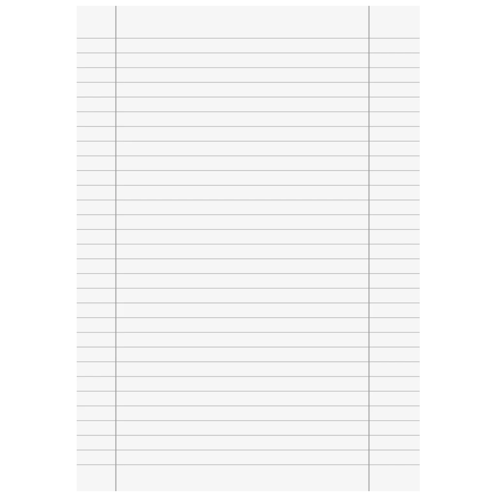 Kanzleibogen | A4, Lineatur 27, weiß, 50 Stück