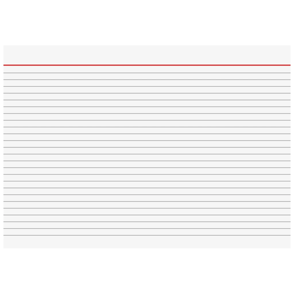 Karteikarten | 297×210 mm, A4, liniert, weiß, 100 Stück