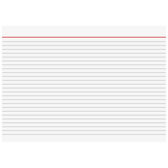 Karteikarten | 297×210 mm, A4, liniert, weiß, 100 Stück