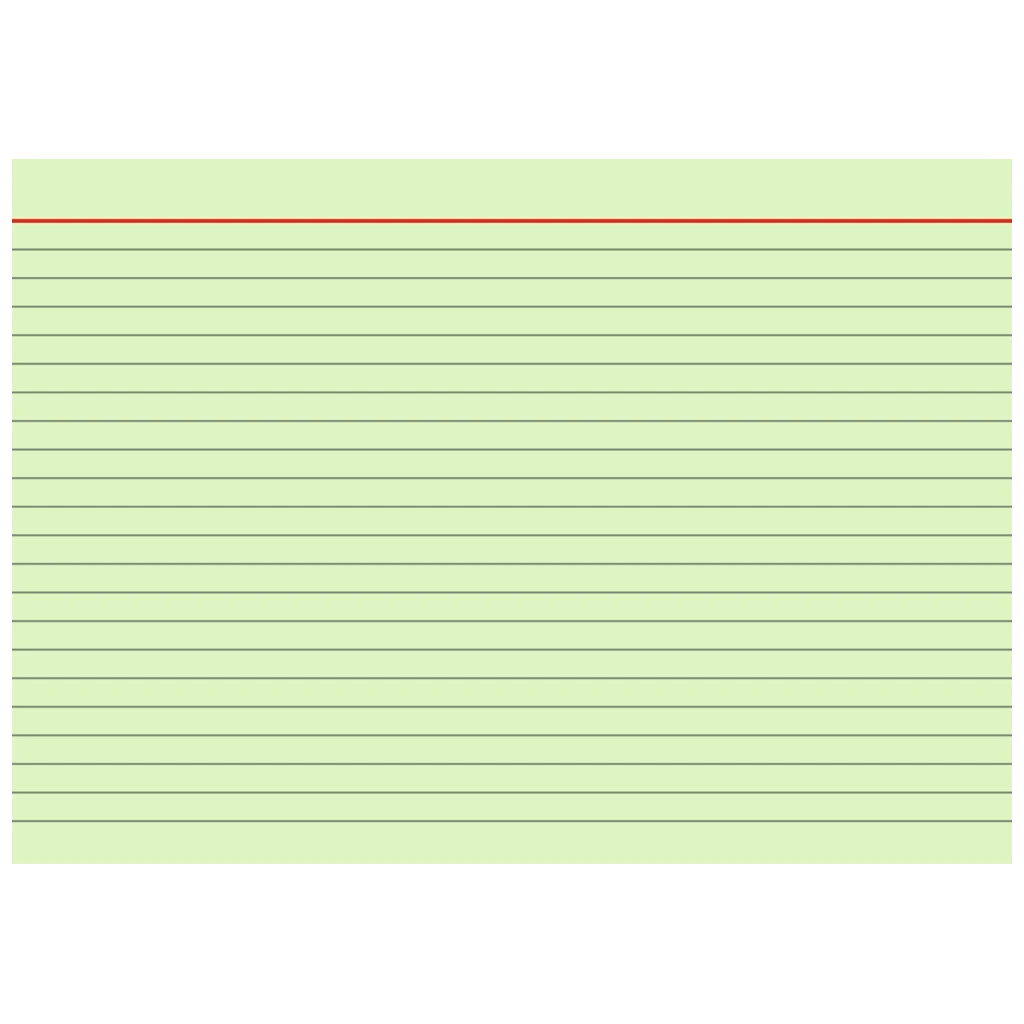 Karteikarten | A5, liniert, grün, 100 Stück