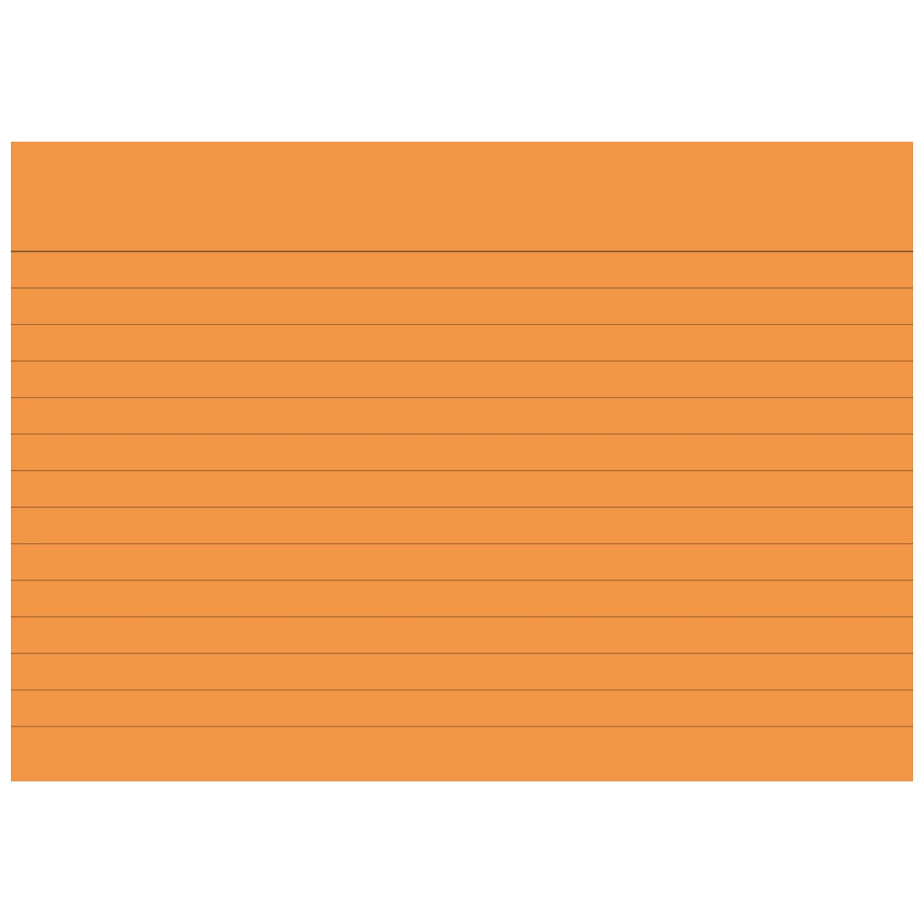 Karteikarten | 148×105 mm, A6, liniert, orange, 100 Stück