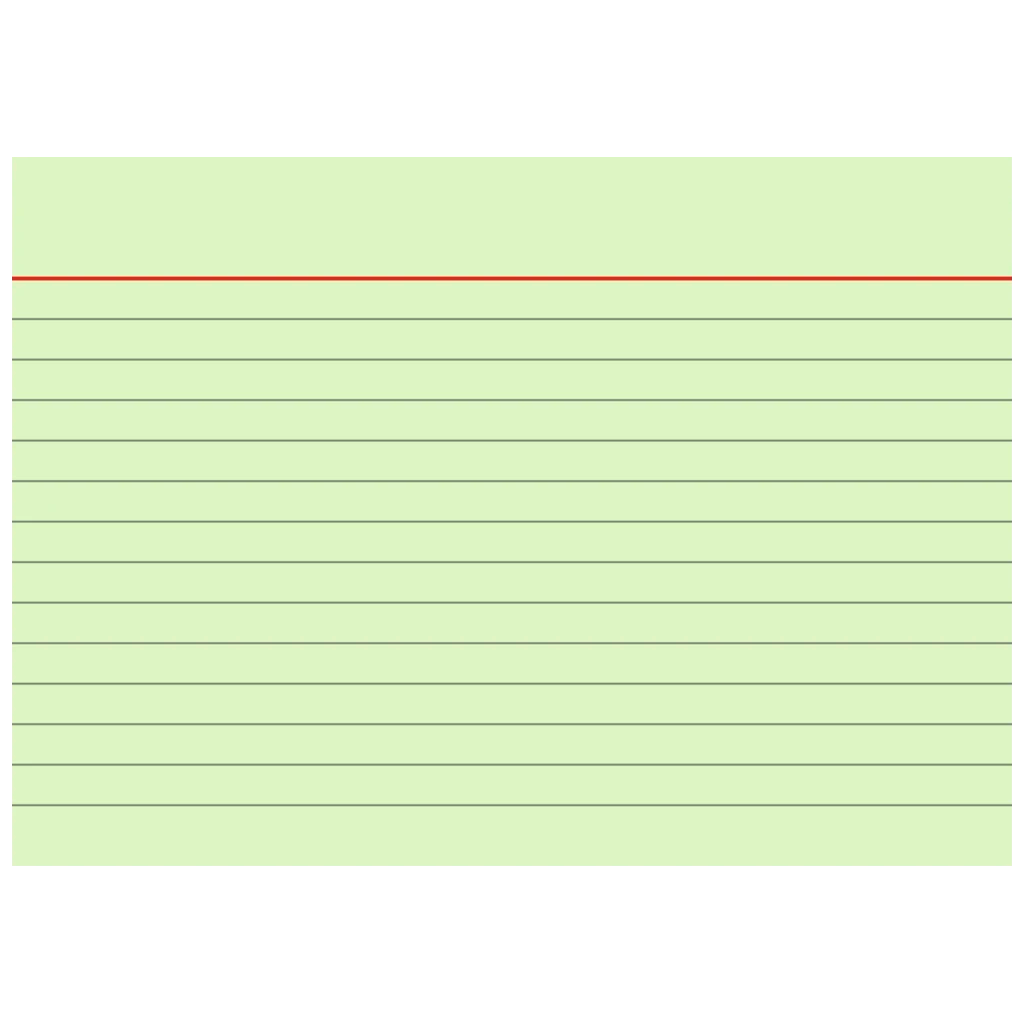 Karteikarten | A6, liniert, grün, 100 Stück