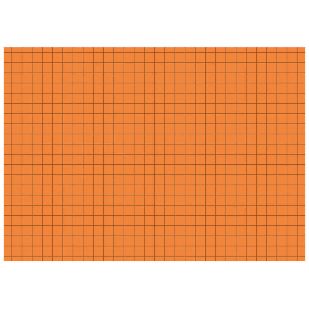 Karteikarten | 148×105 mm, A6, 5 mm kariert, orange, 100 Stück