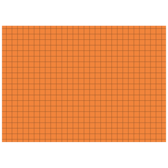 Karteikarten | A6, 5 mm kariert, orange, 100 Stück