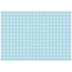 Karteikarten | 105×74 mm, A7, 5 mm kariert, blau, 100 Stück