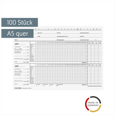 Urlaubskarten | A5 quer, weiß, 100 Stück