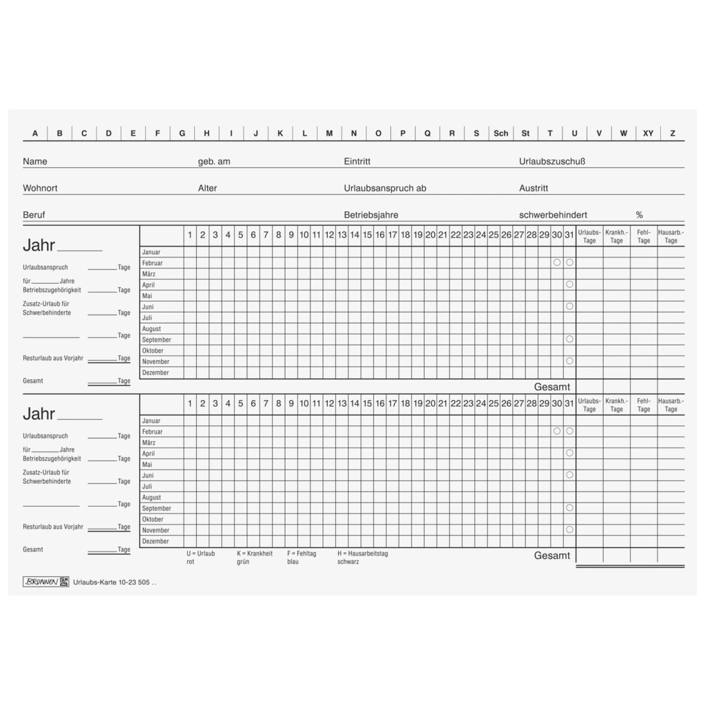 Urlaubskarten | A5 quer, weiß, 100 Stück