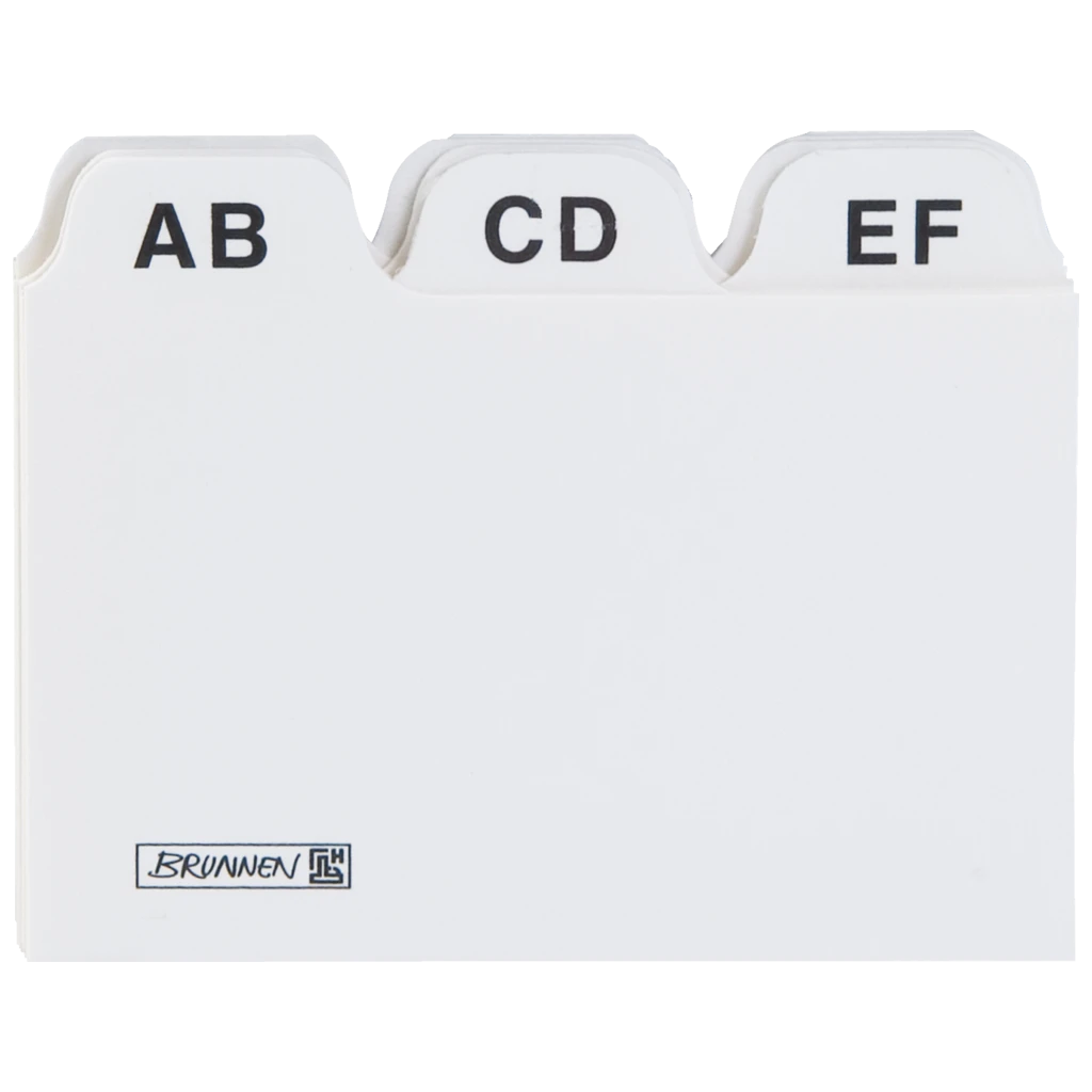 Karteiregister A-Z | A8, weiß