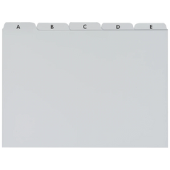 Karteiregister A-Z | A5, grau