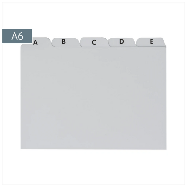 Karteiregister A-Z | A6, grau