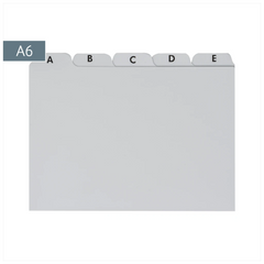 Karteiregister A-Z | A6, grau