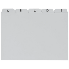 Karteiregister A-Z | A6, grau